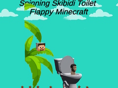 Igra Spinning Skibidi Toilet Flappy Minecraft