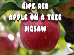 Igra Ripe Red Apple on a Tree Jigsaw