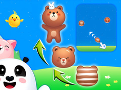 Igra Animal Merge: Bubble Shooter