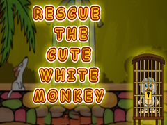 Igra Rescue the Cute White Monkey