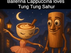 Igra Ballerina Cappuccina loves Tung Tung Sahur