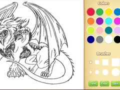 Igra Dragon Chimera Coloring Book