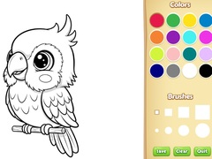 Igra Kawaii Animal Coloring Book