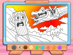 Igra Coloring Book: Bombardino Crocodilo