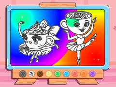 Igra Coloring Book: Ballerina Cappuccin