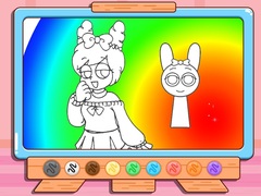 Igra Coloring Book: Pinki Sprunki Makeover