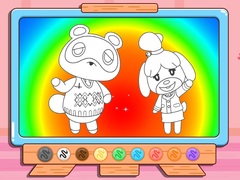 Igra Coloring Book: Animal Crossing