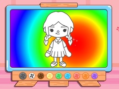 Igra Coloring Book: Toca Boca Girl