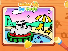 Igra Color By Code: Polar Bear