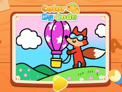 Igra Color By Code: Hot Air Balloon