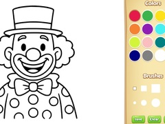 Igra Clown Coloring Book