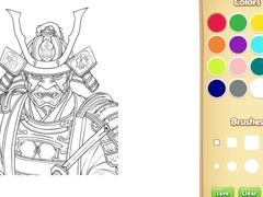 Igra Samurai Coloring Book
