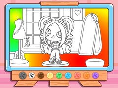 Igra Coloring Book: Avatar Girl Dress Up Shopping