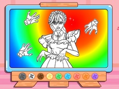 Igra Coloring Book: Wednesday Addams Dancing