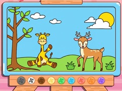 Igra Coloring Book: Giraffe And Deer