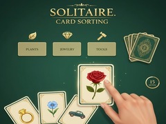 Igra Solitaire. Card Sorting