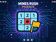 Igra Mines Rush Puzzle