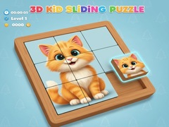 Igra 3D Kid Sliding Puzzle