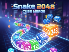Igra Snake 2048: Cube Merge