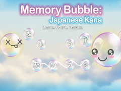 Igra Memory Bubble: Japanese Kana