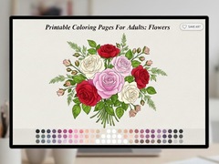 Igra Printable Coloring Pages For Adults Flowers