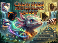 Igra Creatures Picture Block Quest