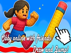 Igra Obby online with friends: Draw and Jump!