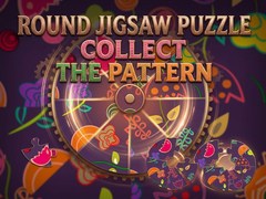 Igra Round jigsaw Puzzle - Collect the Pattern
