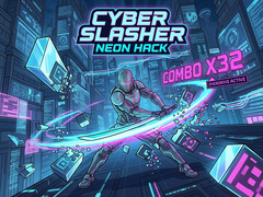 Igra Cyber Slasher: Neon Hack