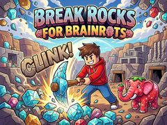 Igra Break Rocks For Brainrots