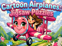 Igra Cartoon Airplanes: Jigsaw Puzzles