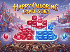 Igra Happy Coloring Jewel Sort