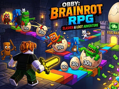 Igra Obby: Brainrot RPG Slasher & Loot Adventure