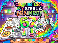 Igra Coloring Book: 67 Steal A Brainrot
