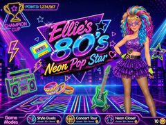 Igra Ellie’s 80’s Neon Pop Star