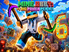 Igra Mine Obby: +1 Dig Power per Hit