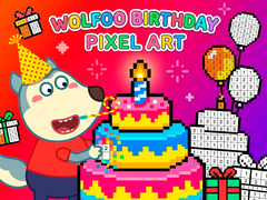 Igra Wolfoo Birthday Pixel Art