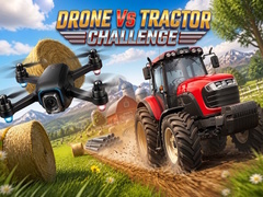 Igra Drone vs Tractor Challenge