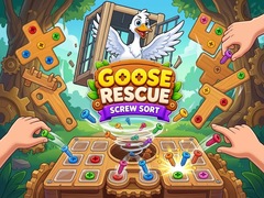 Igra Goose Rescue: Screw Sort