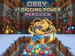 Igra Obby: +1 Digging Power per Click