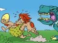 Igra Cavemen VS Dinosaurs: Coconut Boom