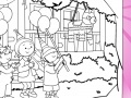 Igra Caillou Online Coloring Game