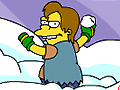 Igra Simpsons Snowball Fight