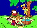 Igra Garfield online coloring