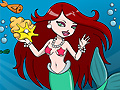 Igra Mermaid Aquarium Coloring