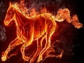 Igra Flame horse puzzle