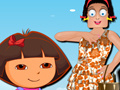 Igra Zoe with Dora dressup