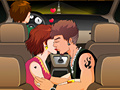 Igra Kiss in the taxi