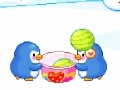 Igra Penguins and ice cream balls